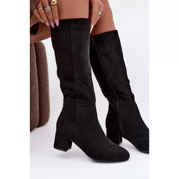 Damenstiefel S.BARSKI HY62-8131 SCHWARZ 