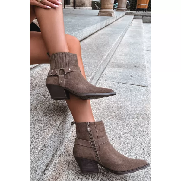  Damen-Stiefeletten BOTO NC1360K CAPPUCCINO 