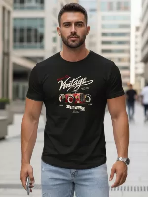 Herren-T-Shirt DSTREET NX5094R-BK SCHWARZ