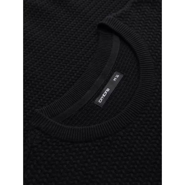  Herrenpullover OMBRE OM-SWSW-0119 SCHWARZ 