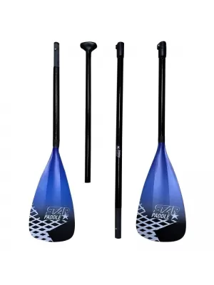 Paddeln STAR Fiberglass 4T Combo SCHWARZ