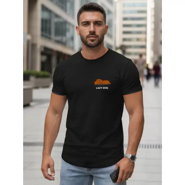  Herren-T-Shirt DSTREET NX5096R-BK SCHWARZ 