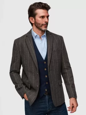Herrenjacke OMBRE M166 DUNKELBRAUN