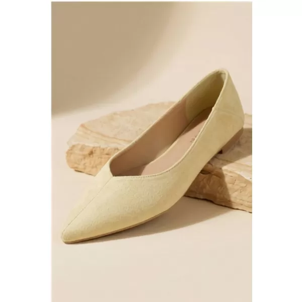  Ballerinas für Damen BOTO JH597 GELB 