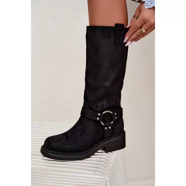  Damenstiefel BOTO LQ-163 SCHWARZ 