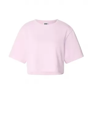 Damen-T-Shirt URBAN CLASSICS TB8288 ERRÖTETE ROSE