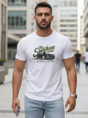 Herren-T-Shirt DSTREET NX5089R WEIß