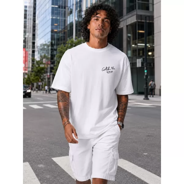  Herren-T-Shirt DSTREET NX4011R-WH-O WEIß 