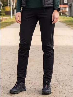 Softshellhose für Damen ALPINE PRO ABARA 2 SCHWARZ