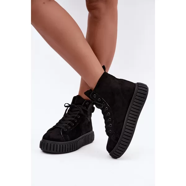  Damen-Sneaker BOTO LA372 SCHWARZ 