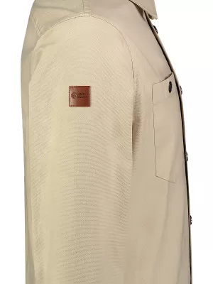 Herren-Flanellhemd NORDBLANC HAZE NBSSM8370 BEIGE