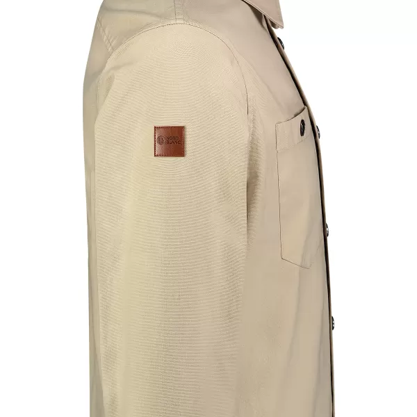  Herren-Flanellhemd NORDBLANC HAZE NBSSM8370 BEIGE 