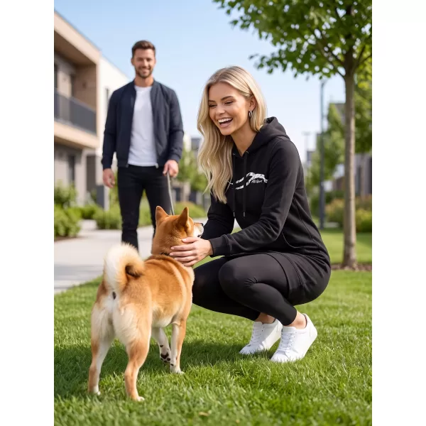  Erweitertes Damen-Sweatshirt ALTISPORT ALW001419 SCHWARZ UND WEIß 