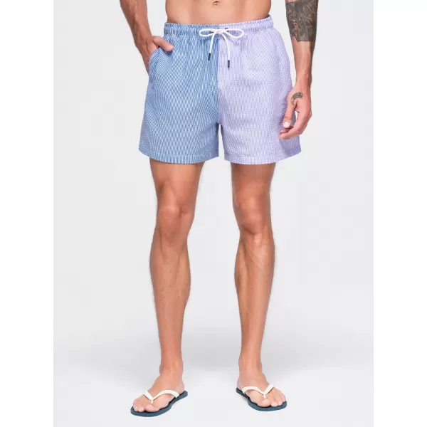  Herrenshorts OMBRE OM-SRSS-0215 BLAU UND LILA 