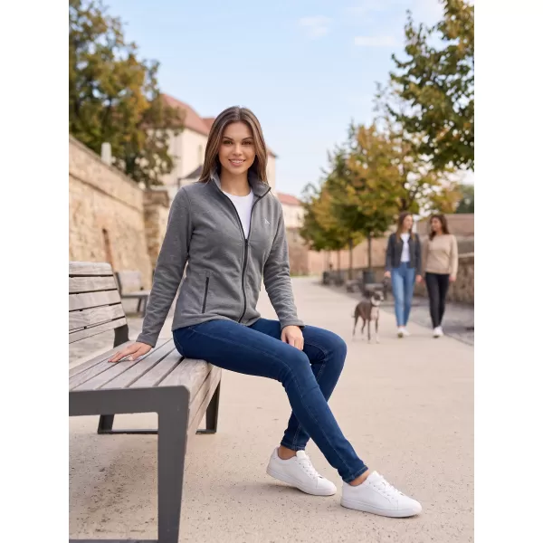  Fleece-Sweatshirt für Damen ALTISPORT ALW002852 SCHWARZES HIGHLIGHT 