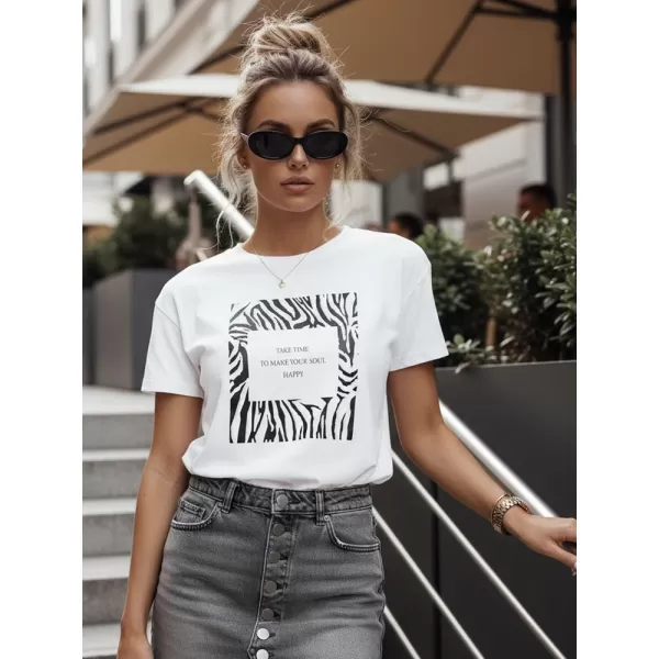  Damen-T-Shirt DSTREET RY2499 WEIß 