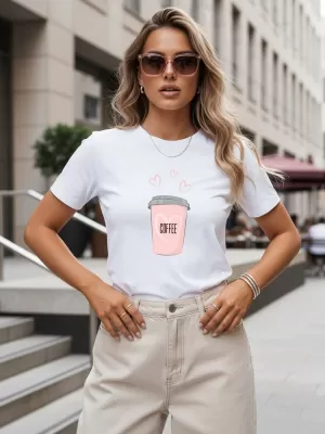 Damen-T-Shirt DSTREET NX8056RY-WH WEIß