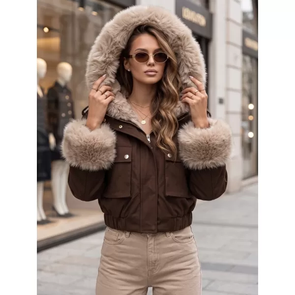  Damenjacke DSTREET TY5836 BRAUN 