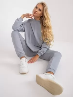 Damen-Sweatshirt BASIC FEEL GOOD AP-BL-A-R001 GRAU