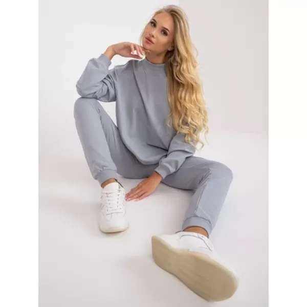  Damen-Sweatshirt BASIC FEEL GOOD AP-BL-A-R001 GRAU 