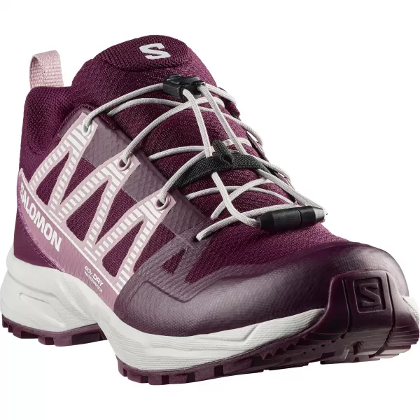  Kinderschuhe SALOMON OUTSCAPE WATERPROOF L49212600 WINTERBLÜTE/MORGENDÄMMERUNG ROSA/WEIß 