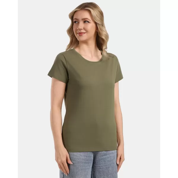  Damen-T-Shirt KILPI PROMO-W 1L0355KI GRÜN 