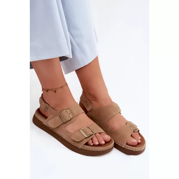  Damensandalen VINCEZA 79620 BRAUN 
