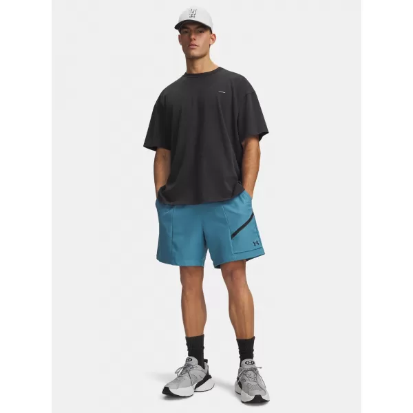  Herrenshorts UNDER ARMOUR UNSTOPPABLE WOVEN SHORTS 6009361-466 BLAU 