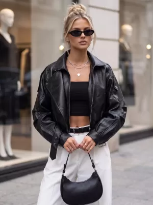 Damenjacke DSTREET TY5844 SCHWARZ