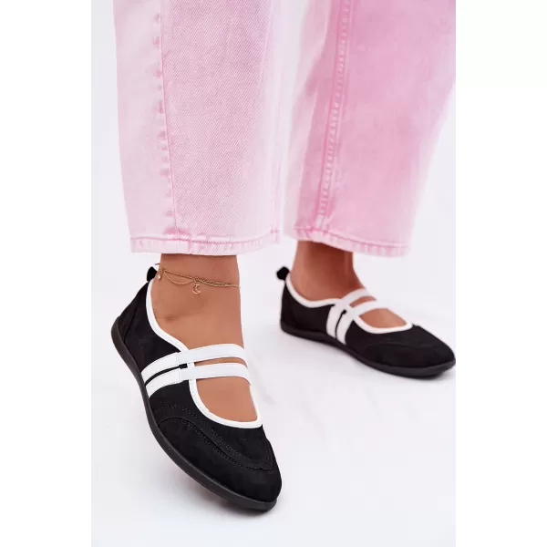  Ballerinas für Damen BOTO 22-383 SCHWARZ 