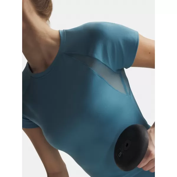  Damen-T-Shirt UNDER ARMOUR MOTION MESH SS 6011045-466 BLAU 