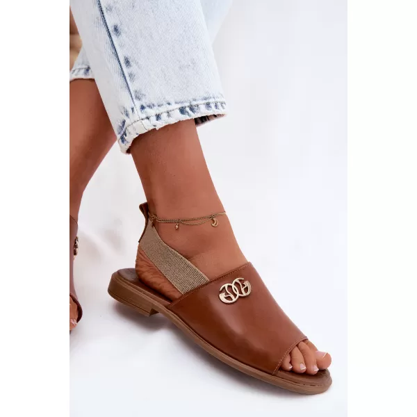  Damensandalen ZAZOO 40473 BRAUN 