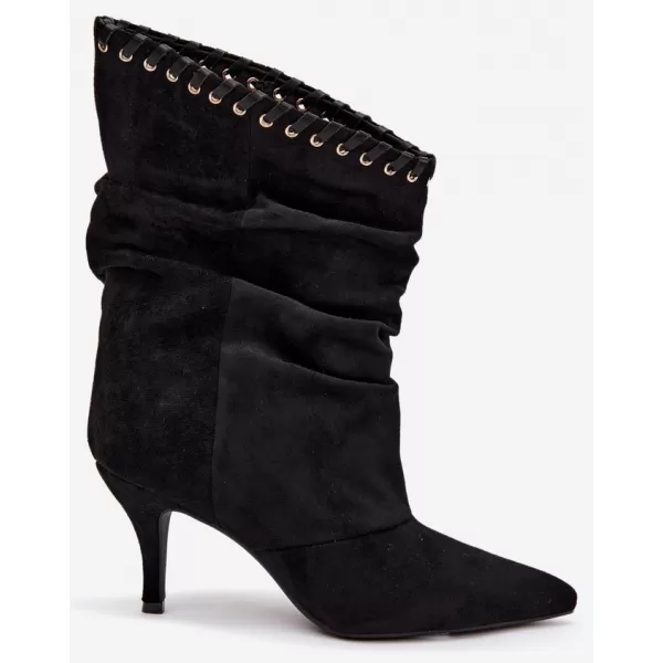  Damen-Stiefeletten BOTO 2568A SCHWARZ 