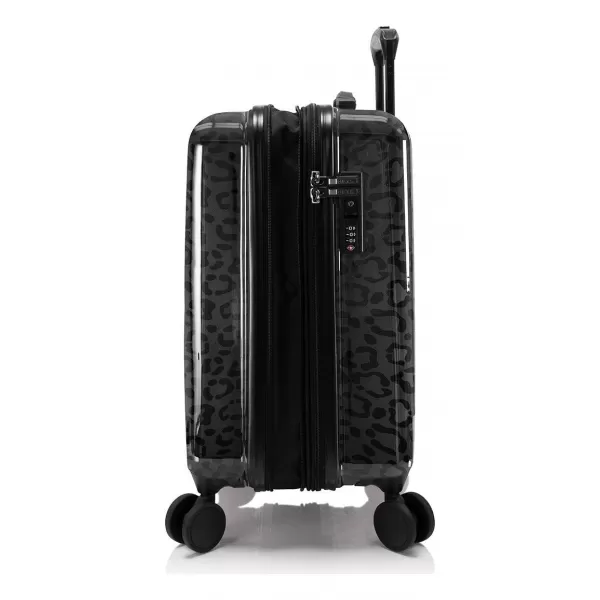  Ein Satz Koffer HEYS Elite S, M, L SCHWARZER LEOPARD 