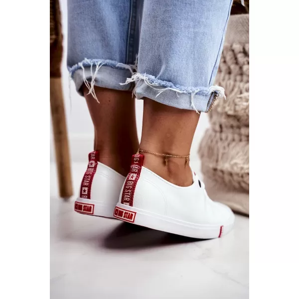  Damen-Sneaker BIG STAR SHOES GG274005 WEIß/ROT 