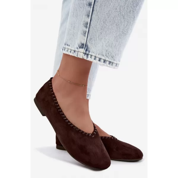  Ballerinas für Damen BOTO 9897 BRAUN 
