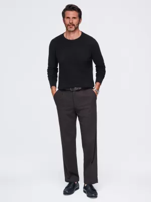 Herrenpullover OMBRE OM-SWSW-0119 SCHWARZ