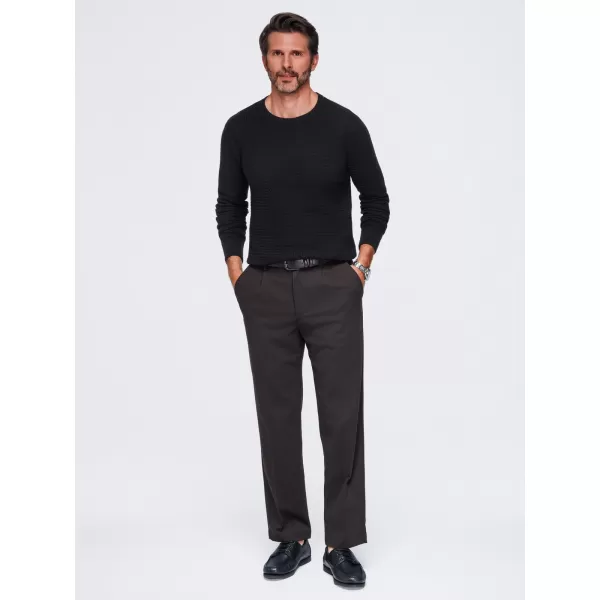  Herrenpullover OMBRE OM-SWSW-0119 SCHWARZ 