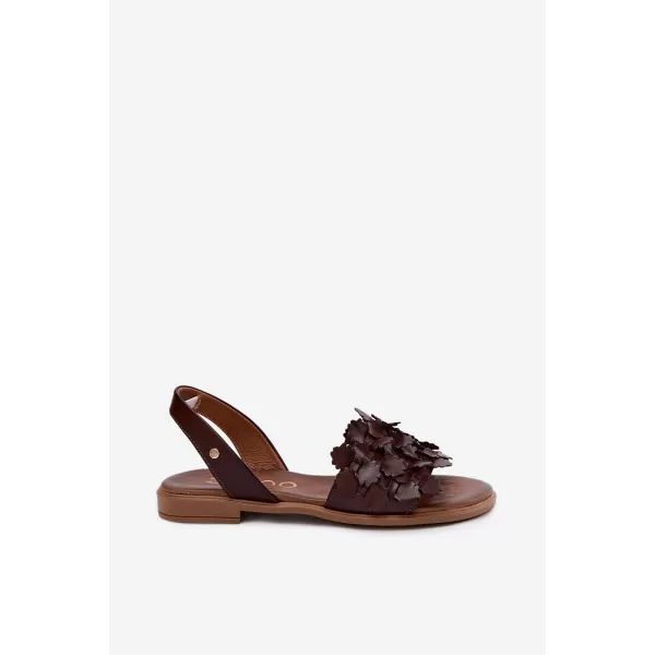  Damensandalen ZAZOO 40468 SCHOKOLADE 