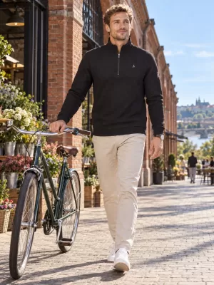 Herren-Sweatshirt ALTISPORT IKEY SCHWARZ