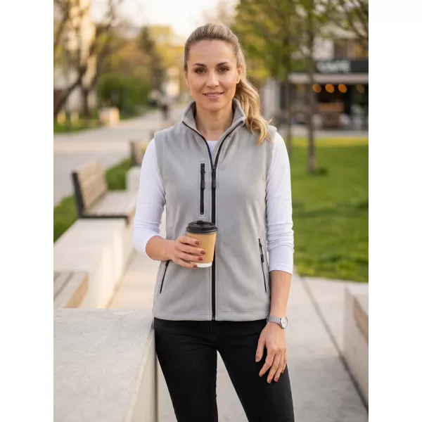  Fleeceweste für Damen MALFINI EXIT W-525 HELLGRAU 
