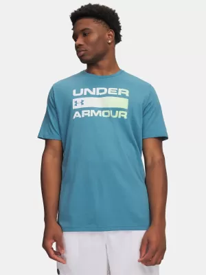 Herren-T-Shirt UNDER ARMOUR TEAM ISSUE WORDMARK SS 1329582-466 BLAU