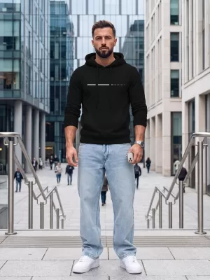 Herren-Sweatshirt DSTREET NX5128BX-03-09 SCHWARZ
