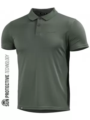 Herren-T-Shirt PENTAGON ANASSA POLO K09017 TARNGRÜN