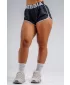 Trainingsshorts mit Leopardenmuster NEBBIA PRIMAL 855 SCHWARZER LEOPARD