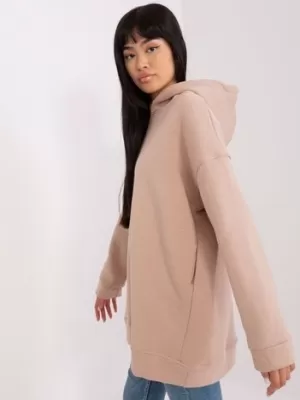 Damen-Sweatshirt BASIC FEEL GOOD RV-BL-8042.00P DUNKELBEIGE