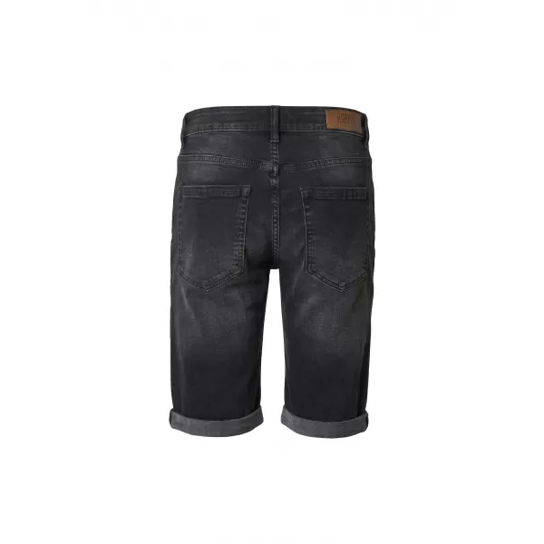  Herrenshorts URBAN CLASSICS TB8457 SCHWARZ GEWASCHEN 