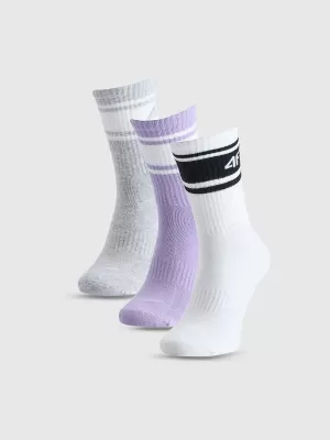 Kindersocken 4F WSS26USOCF587 3 PÁRY MEHRFARBIG 3