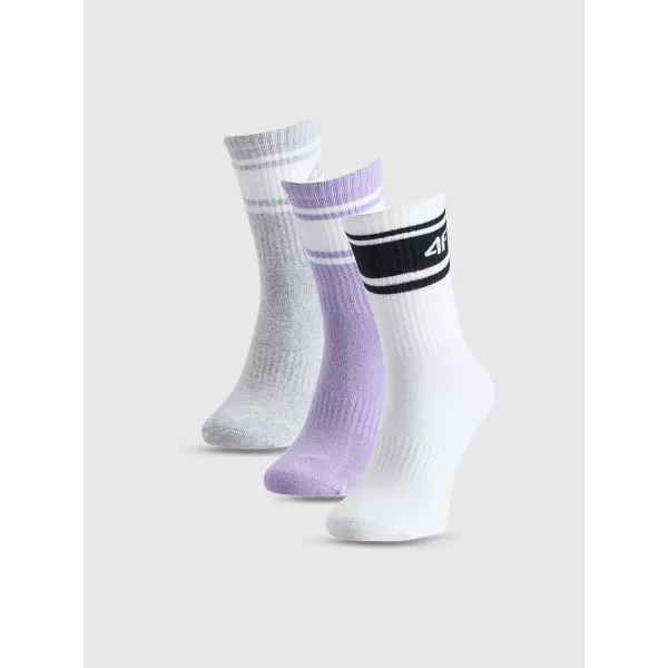  Kindersocken 4F WSS26USOCF587 3 PÁRY MEHRFARBIG 3 