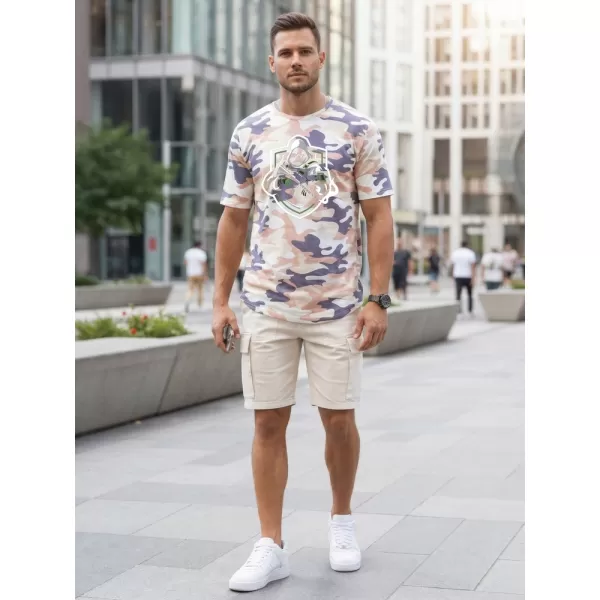  Herren-T-Shirt DSTREET NX2003R-BT-M BEIGE 